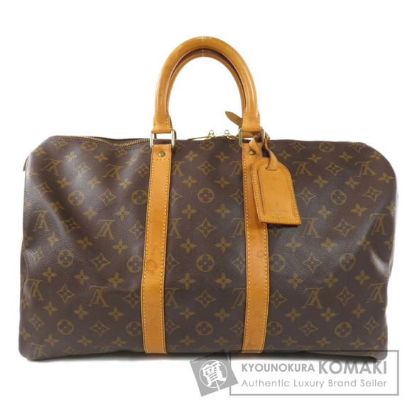 Louis Vuitton Handbags - Louis Vuitton Keepall Monogram Boston Bag Canvas